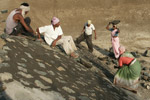 Stone Lining the Watershed Pond